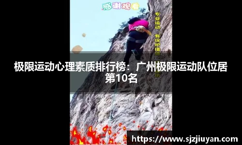 极限运动心理素质排行榜：广州极限运动队位居第10名